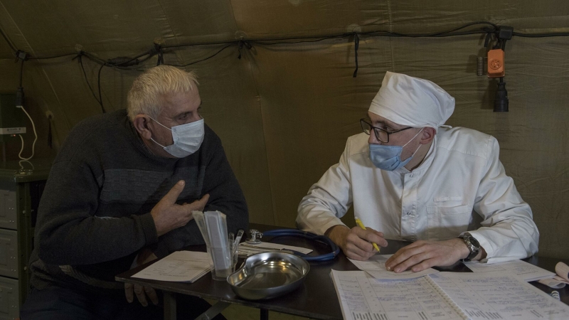 Российские врачи помогли за сутки более чем 40 жителям Степанакерта