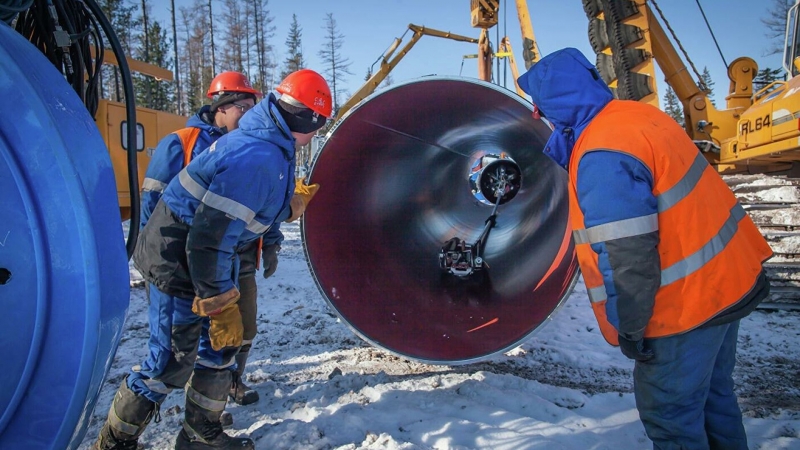 Началось сооружение южной ветки китайско-российского газопровода