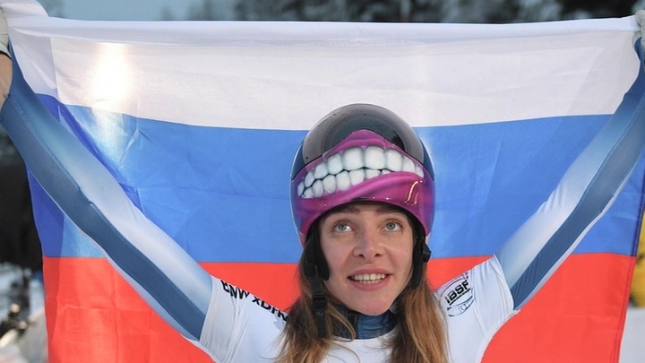 Скелетонистка Никитина стала четырехкратной чемпионкой Европы