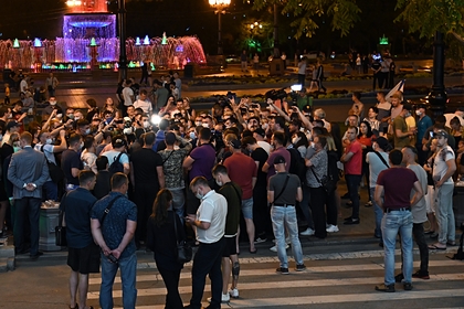 В Хабаровске прекратились несанкционированные митинги