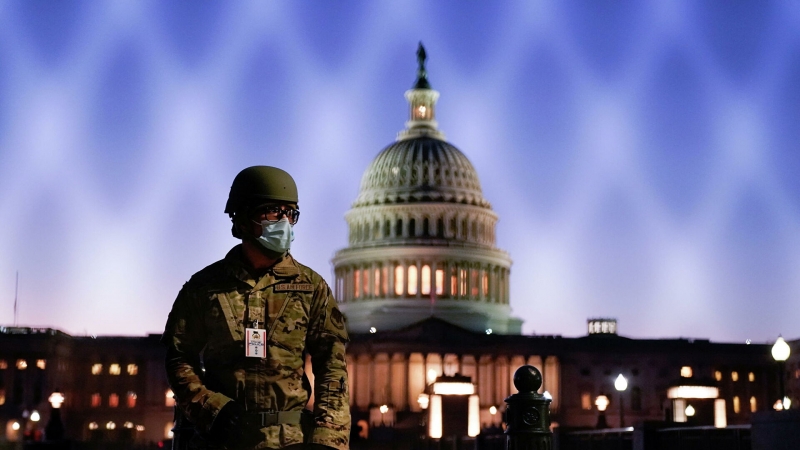 Военные оккупировали Вашингтон перед инаугурацией Байдена