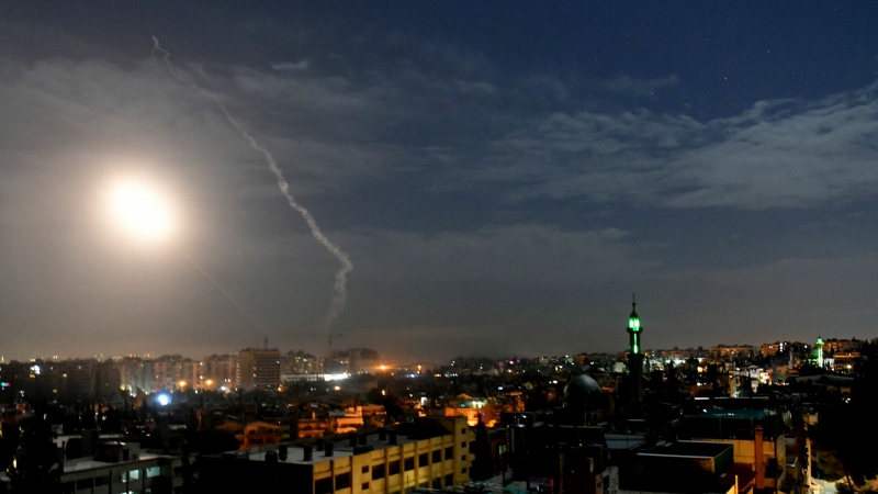 ПВО Сирии отражают ракетную атаку Израиля