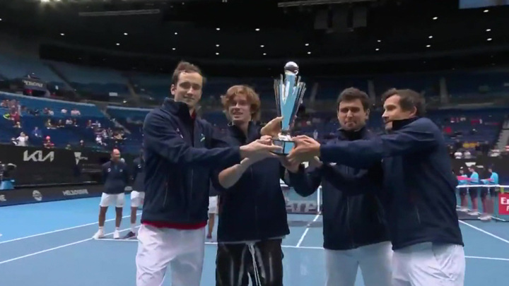 Теннисная сборная России впервые выиграла кубок ATP