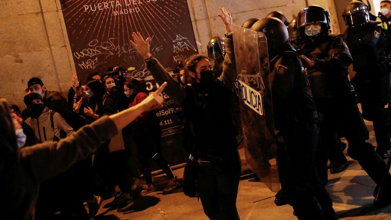 В Испании радикалы устроили беспорядки