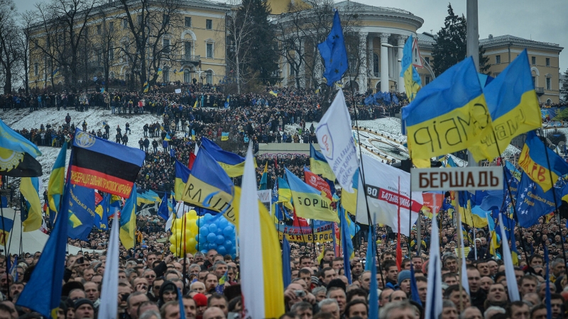В Совфеде назвали "евромайдан" крахом государственной системы Украины