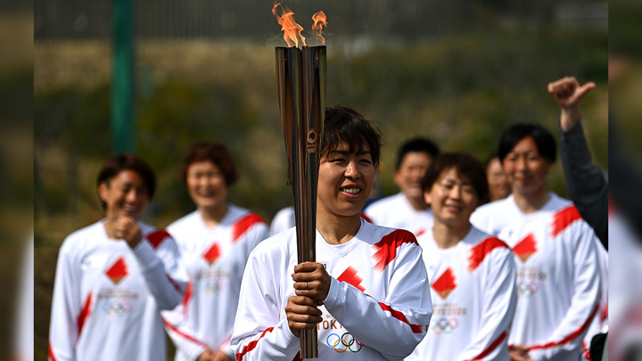 Огонь олимпийской эстафеты в Японии погас из-за неисправной горелки