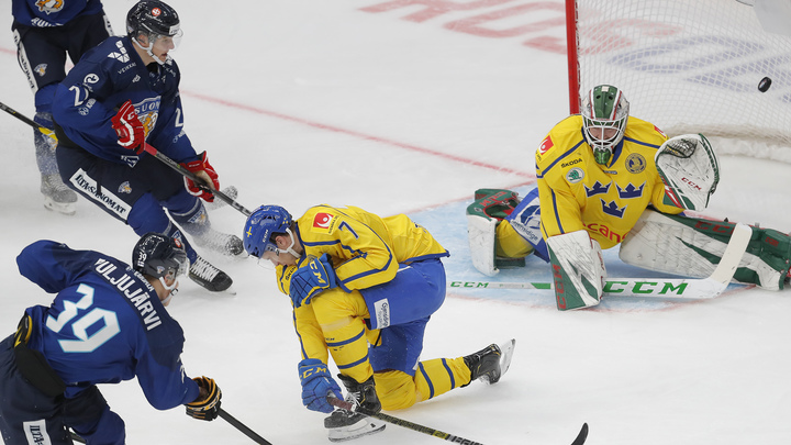 Шведы одержали четвертую победу на чемпионате мира по хоккею