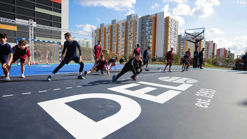 В Казани открыли центр уличного гандбола и баскетбола